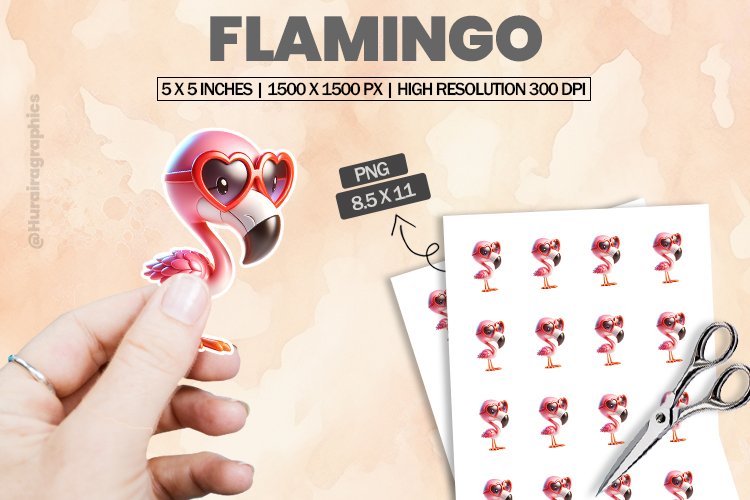 Cute Flamingo Clipart