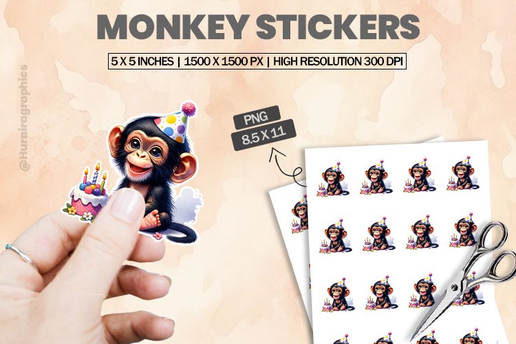 Monkey Clipart Image 19