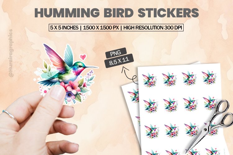 Humming Bird Clipart Image 19
