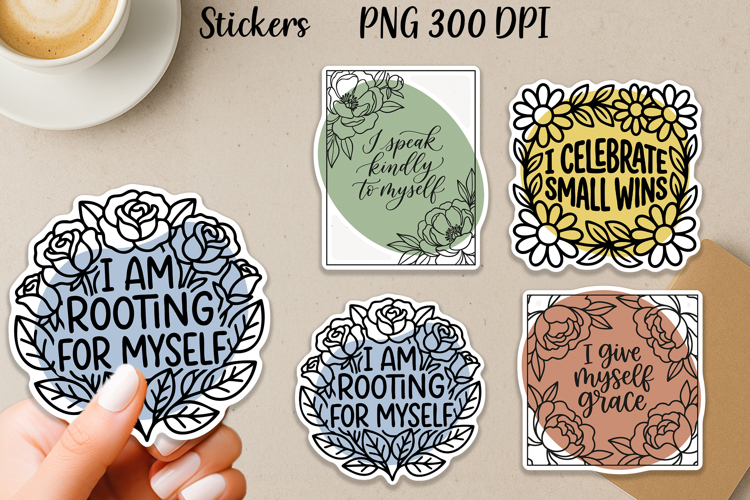 Inspirational Self Love Sticker PNG