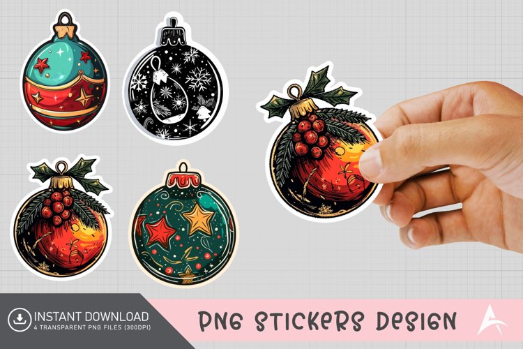 Christmas Ball Ornament Clipart Image 22