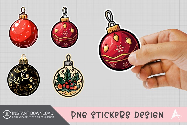 Christmas Ball Ornament Clipart Image 20