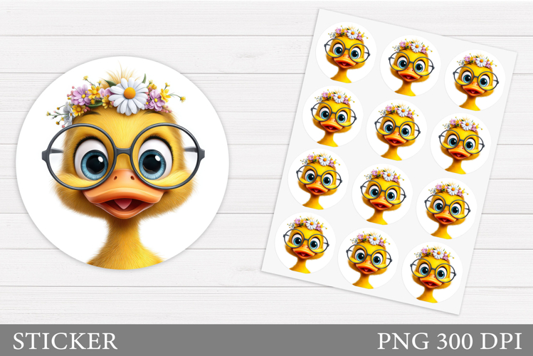 Cute Duck Clipart Image 18