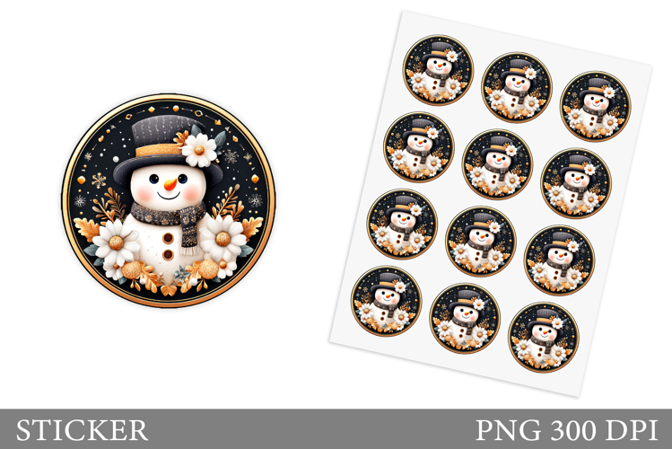 Snowman PNG Image 6