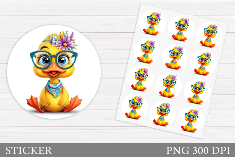 Cute Duck Clipart Image 17