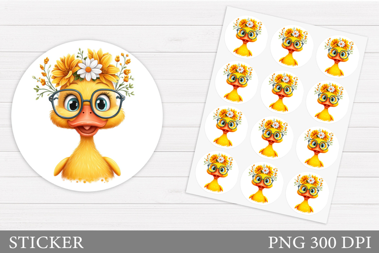 Cute Duck Clipart Image 16