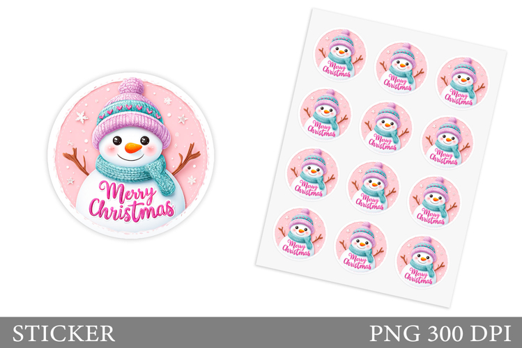 Snowman PNG Image 3