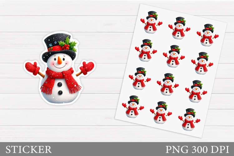 Snowman PNG Image 3