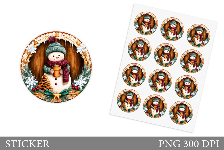 Snowman PNG Image 4
