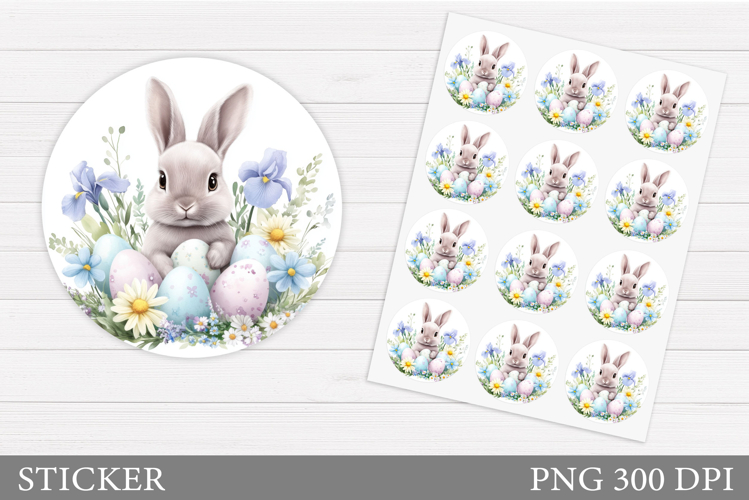 Cute Easter Bunny Clipart Image 22