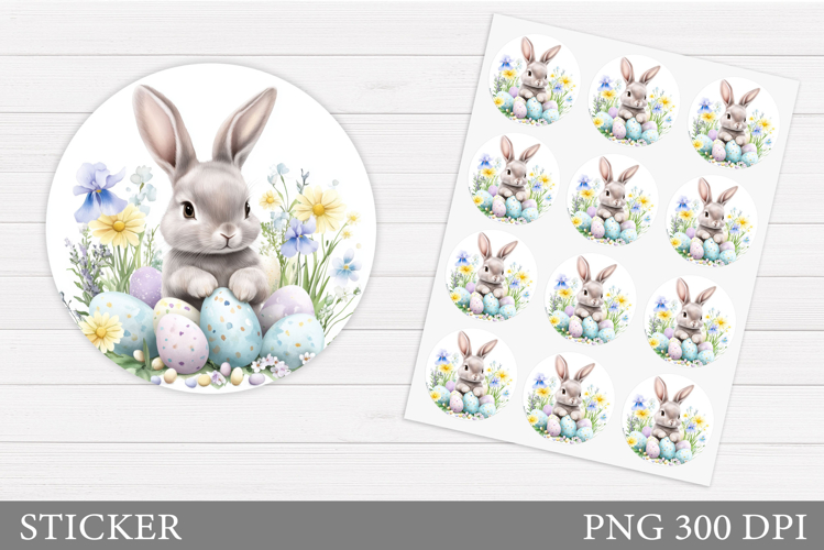 Cute Easter Bunny Clipart Image 23