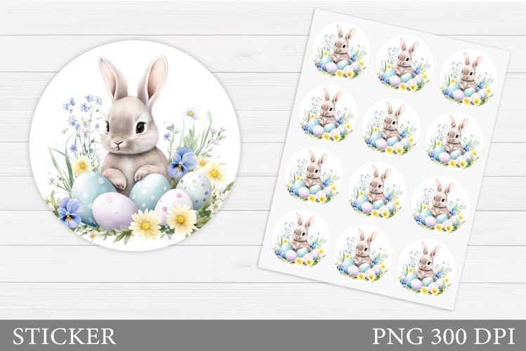 Cute Easter Bunny Clipart Image 21