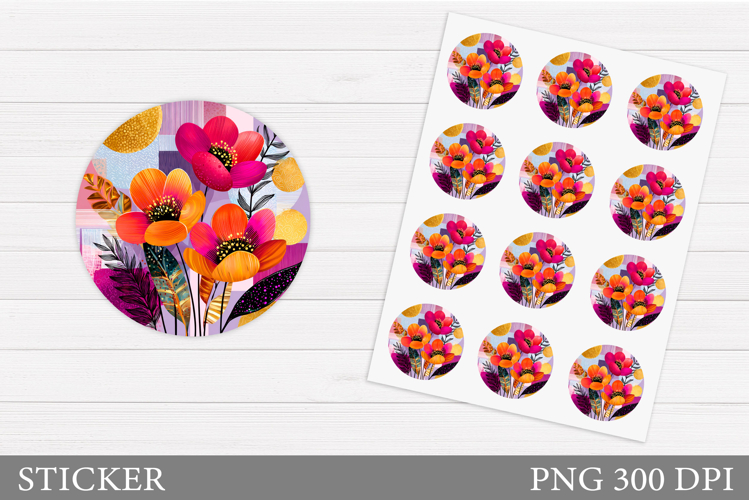 Watercolor Flowers Image 3