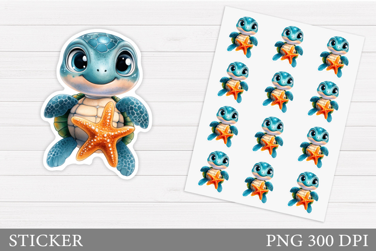Cute Turtle Clipart Image 10
