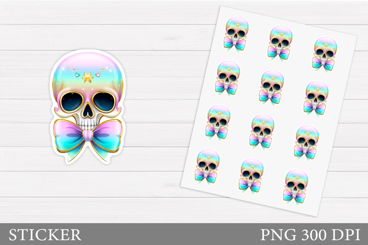 Cute Skull Clipart Image 16