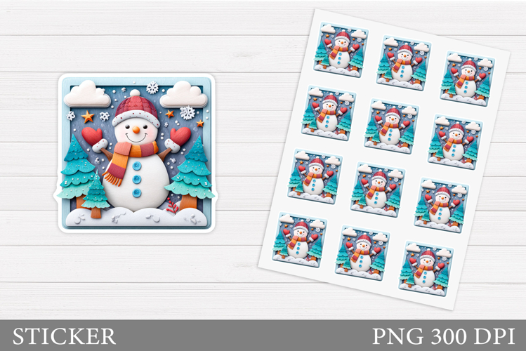 Snowman PNG Image 5