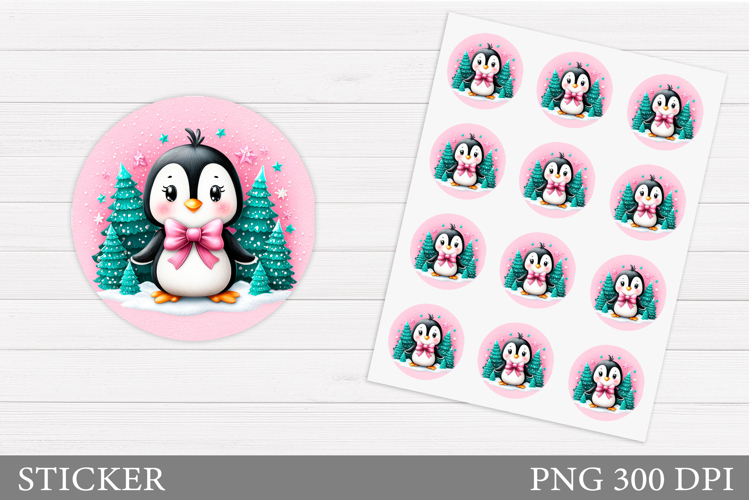 Christmas Penguin Clipart Image 11