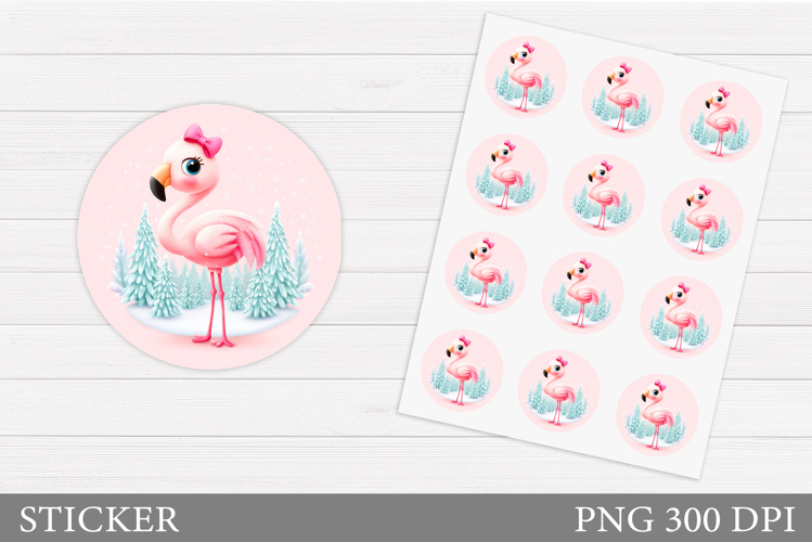 Cute Flamingo Clipart Image 18