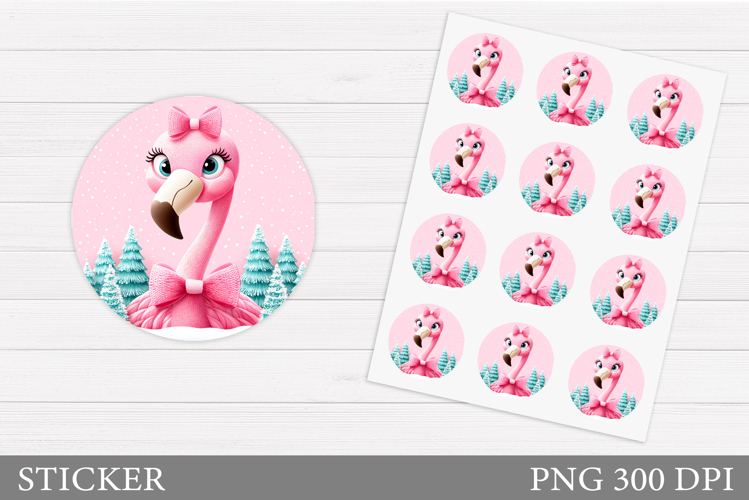 Cute Flamingo Clipart Image 17