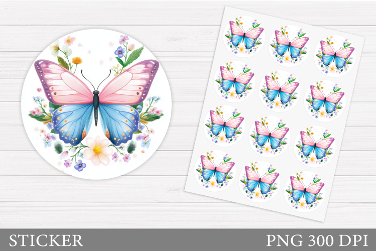 Blue Butterfly Clipart