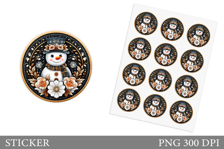 Snowman PNG Image 2