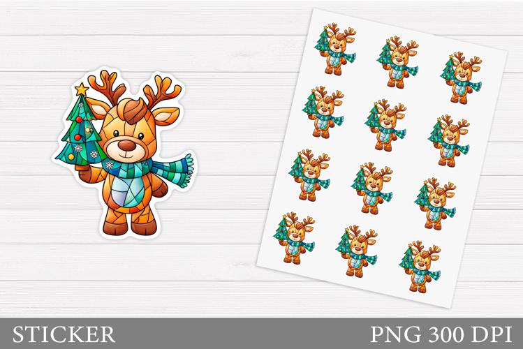 Cute Reindeer Clipart Image 10