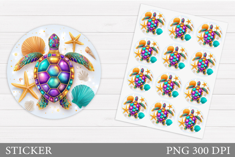 Cute Turtle Clipart Image 15