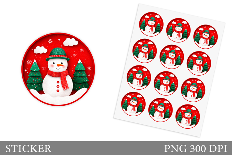Snowman PNG Image 11