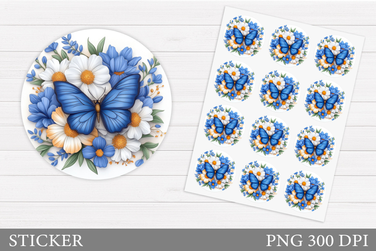 Blue Butterfly Clipart Image 22