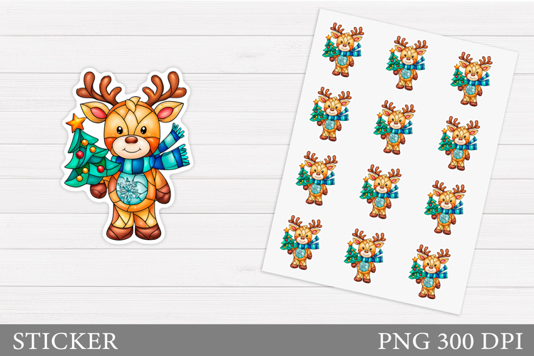 Cute Reindeer Clipart Image 9