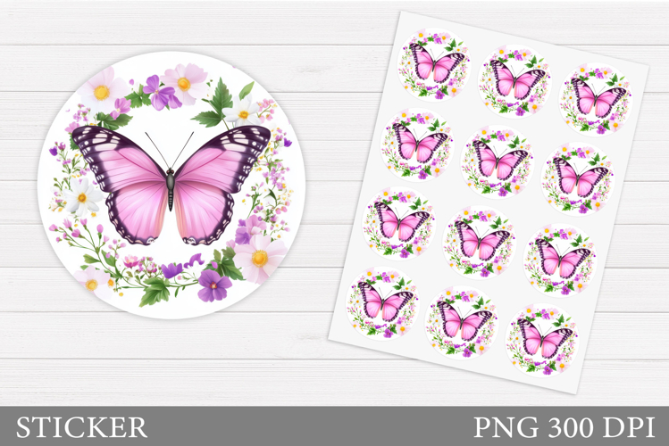 Blue Butterfly Clipart Image 3