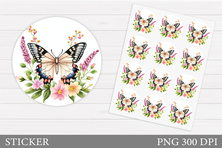 Blue Butterfly Clipart Image 3