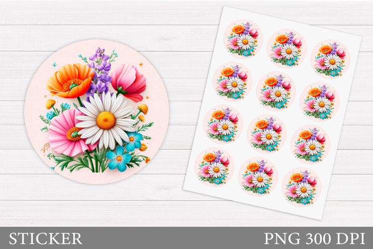 Watercolor Flowers Image 15