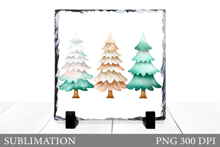 Christmas Tree Slate Design. Christmas Tree Sublimation