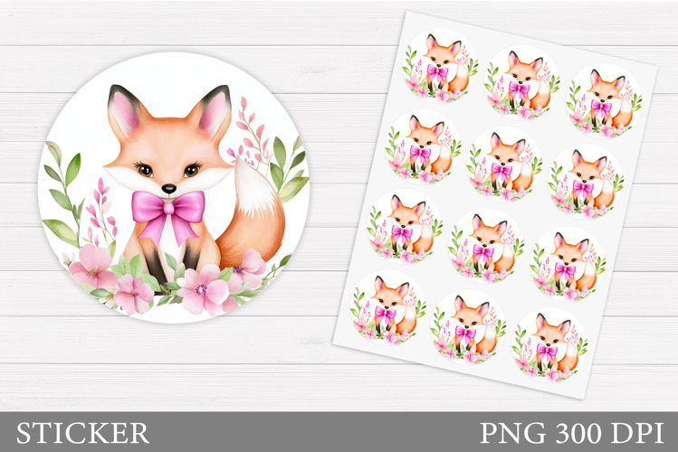 Cute Fox Clipart Image 21