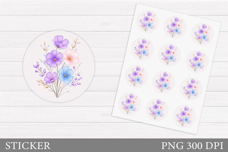 Watercolor Flowers Image 23