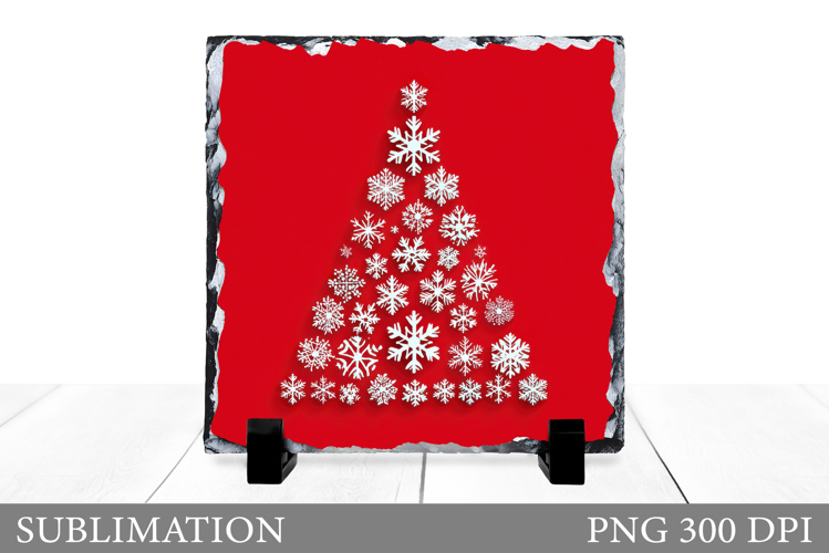 Christmas Tree Sublimation. Christmas Tree Slate Design