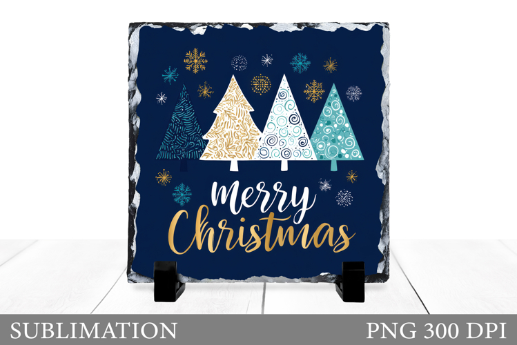 Christmas Tree Sublimation. Christmas Tree Slate Design