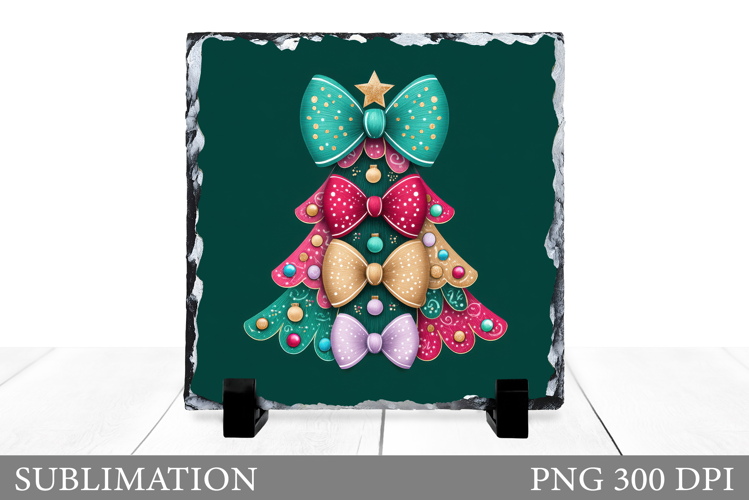 Christmas Tree Sublimation. Christmas Tree Slate Design
