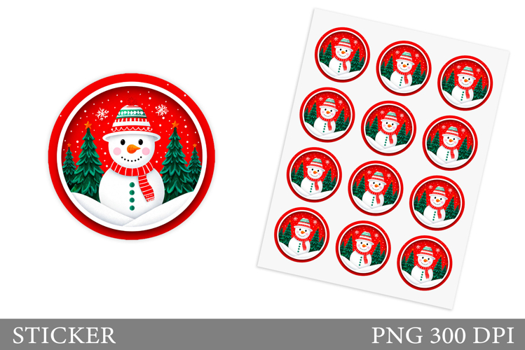 Snowman PNG Image 6