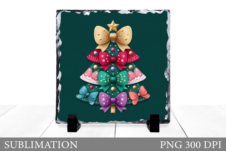Christmas Tree Sublimation. Christmas Tree Slate Design