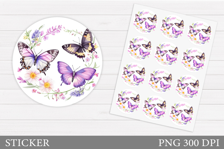 Blue Butterfly Clipart Image 3