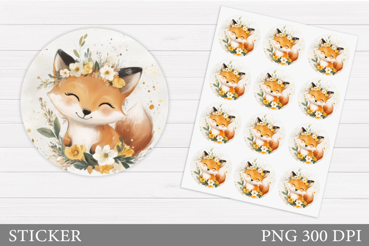 Cute Fox Clipart Image 7