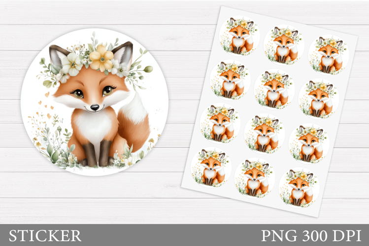 Cute Fox Clipart Image 5
