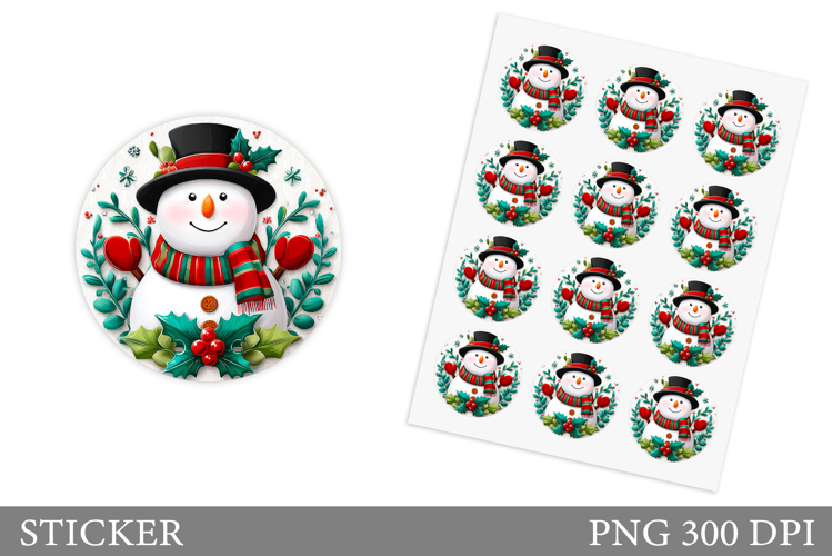 Snowman PNG Image 4