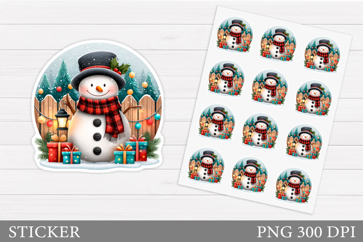 Snowman PNG Image 6