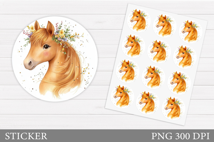 Cute Horse Clipart Image 19