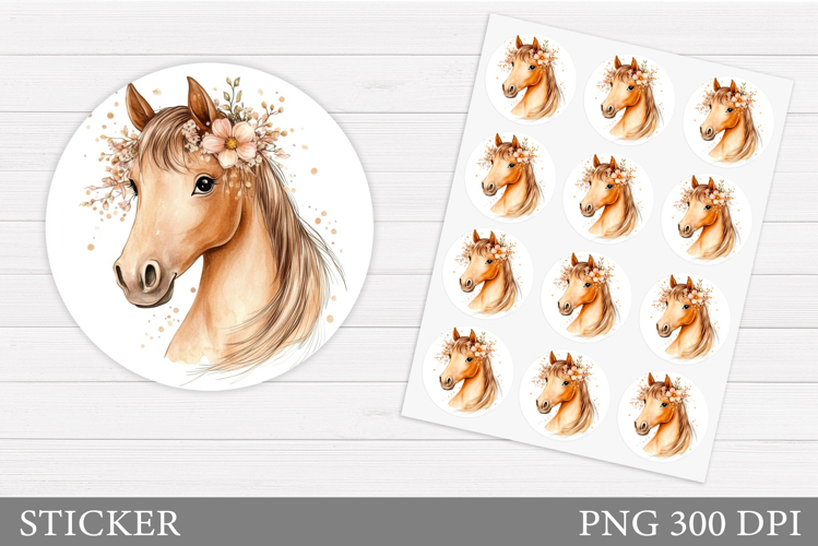 Cute Horse Clipart Image 20