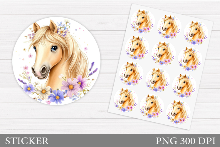 Cute Horse Clipart Image 17