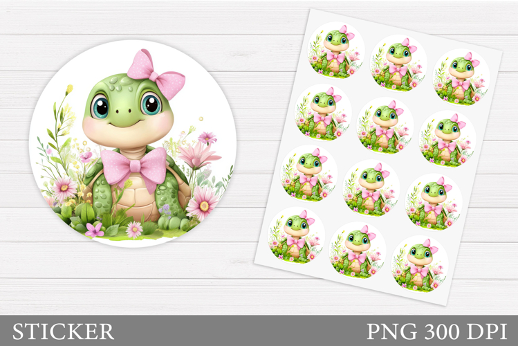 Cute Turtle Clipart Image 22